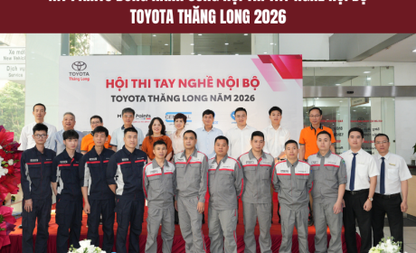 MT Paints Đồng Hành Cùng Hội Thi Tay Nghề Nội Bộ Toyota Thăng Long 2026