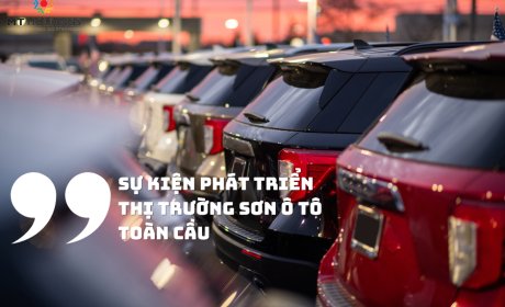 Sự phát triển thị trường sơn ô tô và chất phủ đang tăng trưởng rõ rệt tại Châu Á